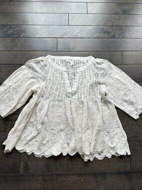 Anthropologie Meadow Rue Lace Top